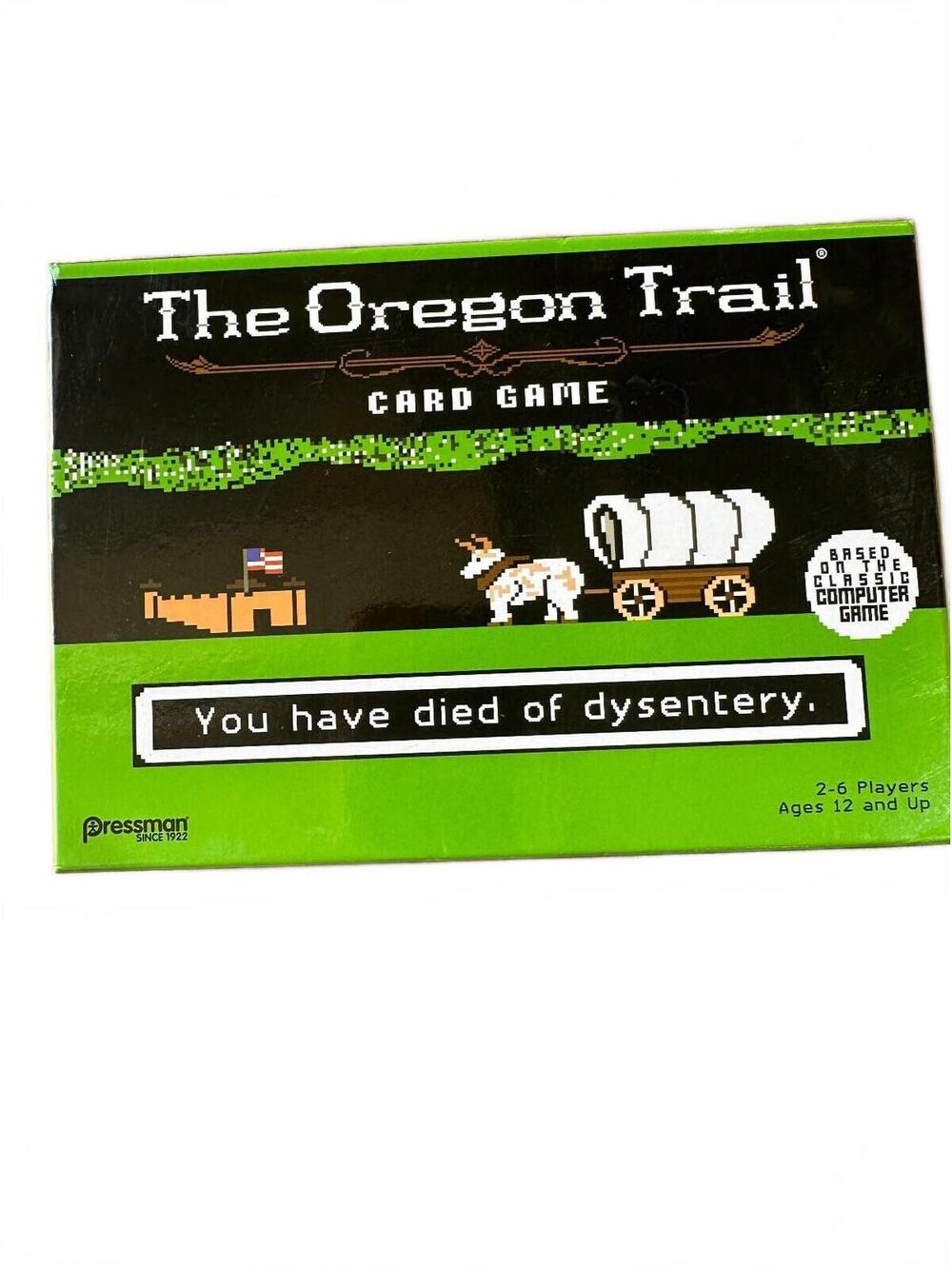 Oregon Trail Card Game Pressman 2017 Open Box Unused